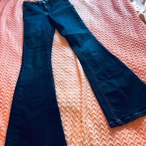 Wide flare jeans